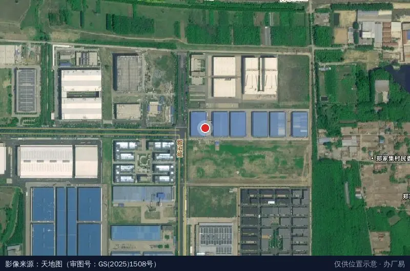 歌尔物流国际分拨中心(中基物流园)卫星位置示意图