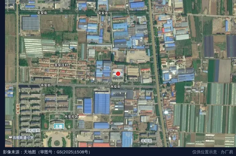 潍坊得恒物流园卫星位置示意图