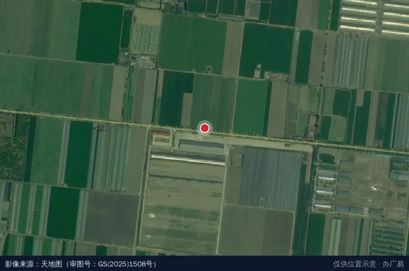 国海创联安格斯肉牛(寿光)示范产业园卫星位置示意图