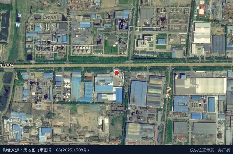 潍坊新光大产业园卫星位置示意图