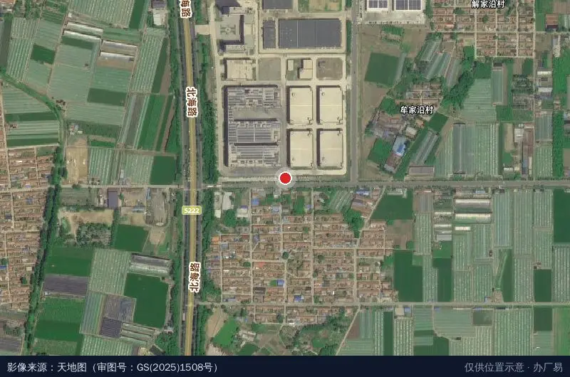 国际食品产业园卫星位置示意图