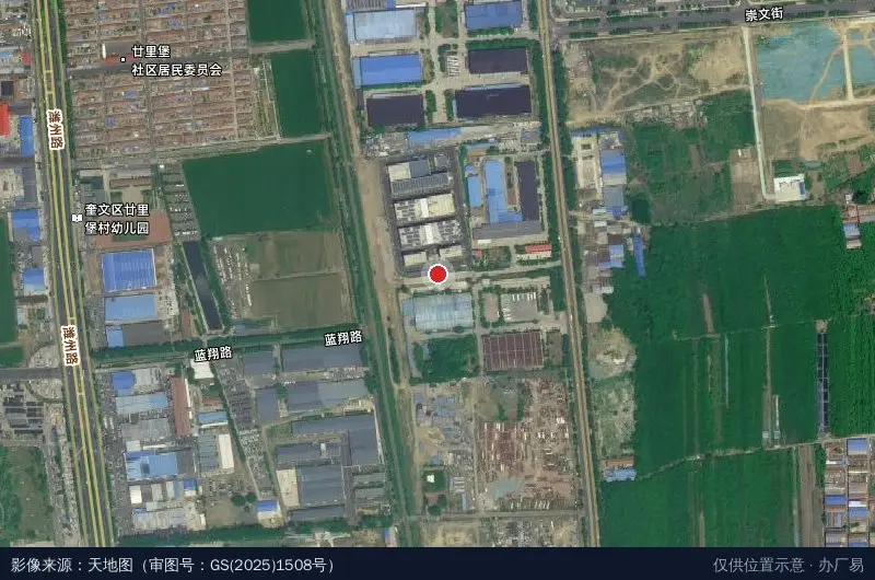 银海医药产业园卫星位置示意图
