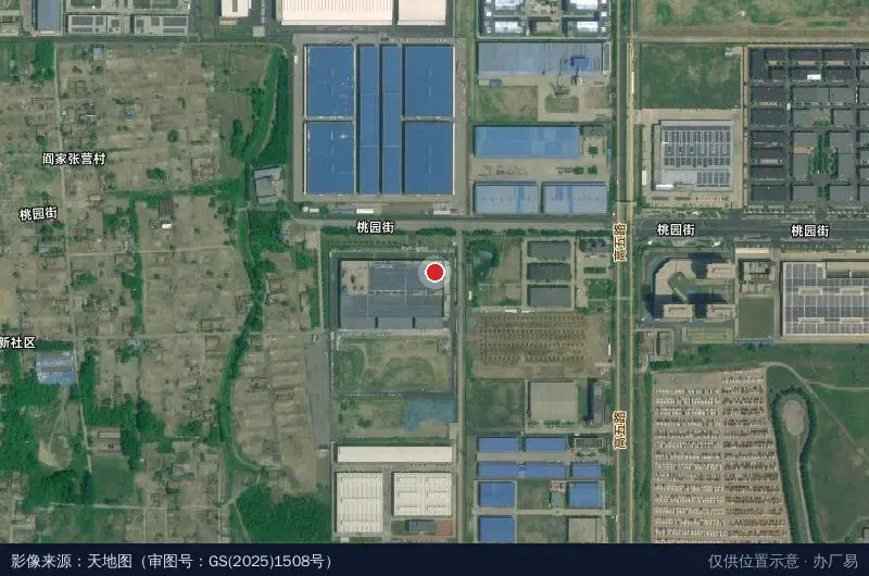 山东圣和薄膜新材料有限公司圣和产业园卫星位置示意图