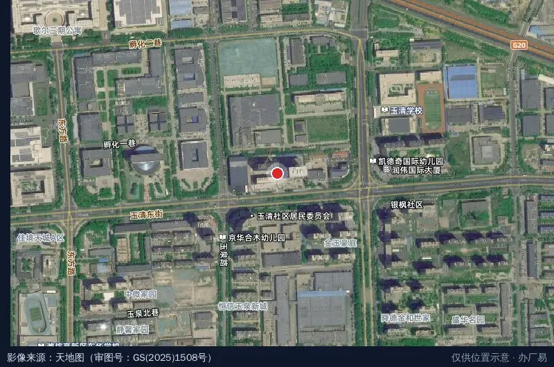 潍坊兴茂科技产业园(建设中)卫星位置示意图