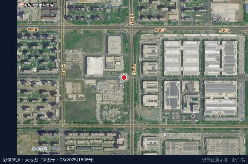歌尔光学产业园卫星位置示意图