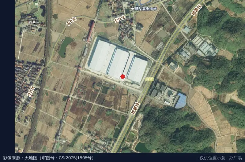 京东诸暨智能产业园(建设中)卫星位置示意图