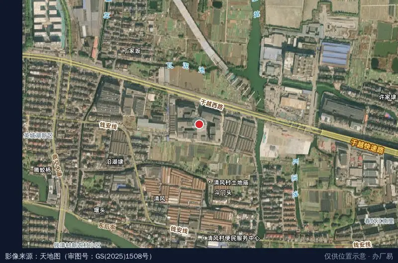 昱耀已来科技园卫星位置示意图
