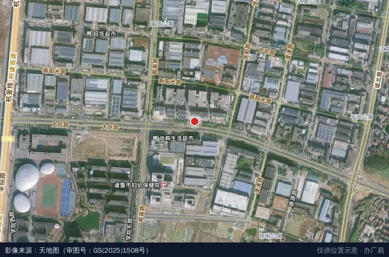 珍世堂大健康产业园卫星位置示意图