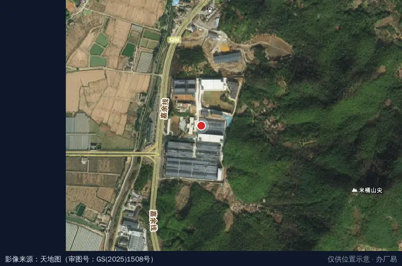 永和精亮小微产业园卫星位置示意图