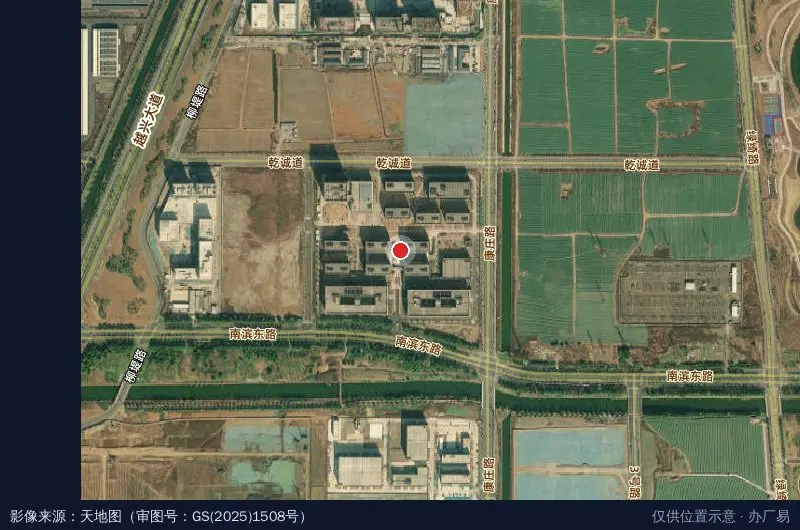 浙江兴湾精准医学产业园卫星位置示意图