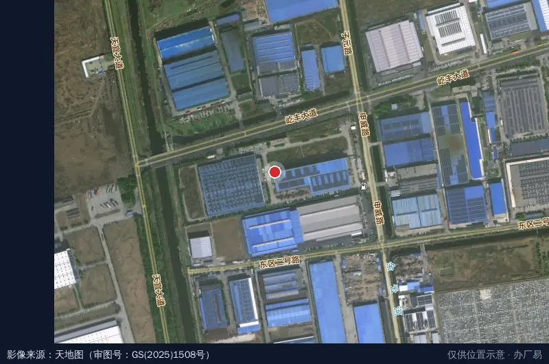 仪征大众联合工业园卫星位置示意图
