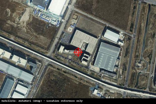 天津九州通绿谷健康产业园卫星位置示意图