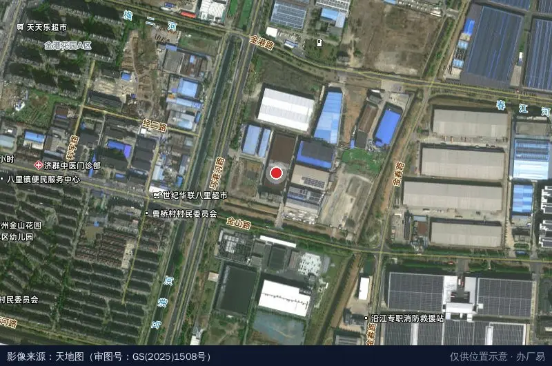 智能电网科技园卫星位置示意图