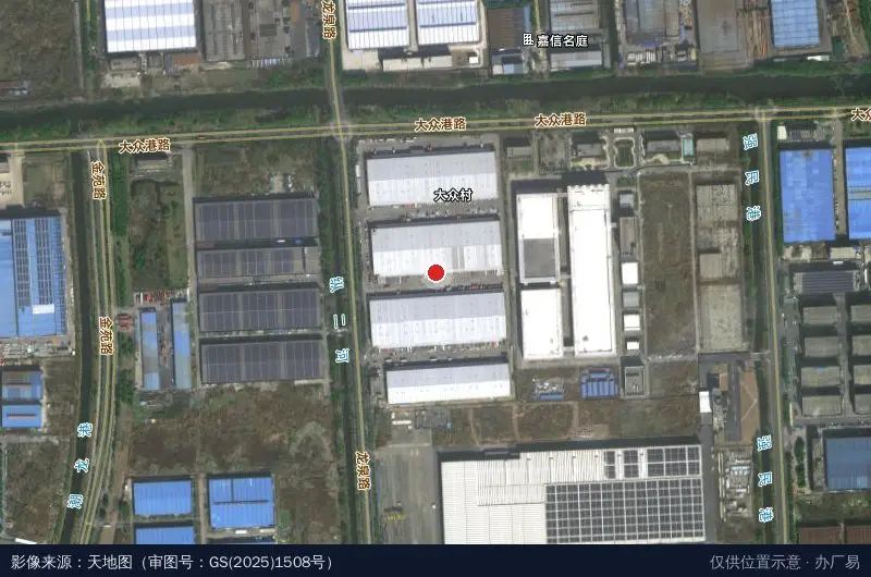 丰树扬州综合产业园卫星位置示意图