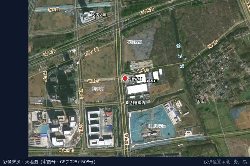 扬州数据产业园双创示范基地卫星位置示意图