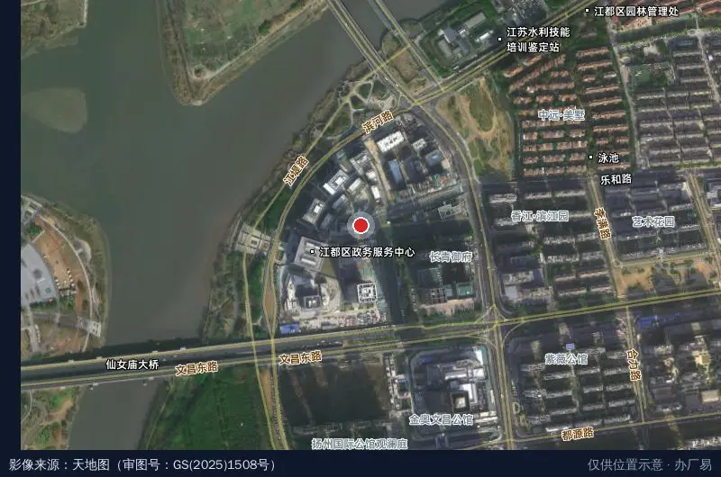 中集·江广中心(建设中)卫星位置示意图