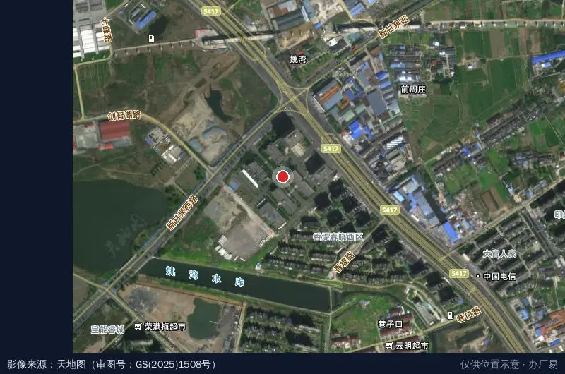 税友软件园卫星位置示意图