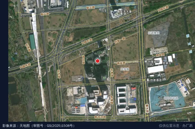 扬州数据产业园C座卫星位置示意图