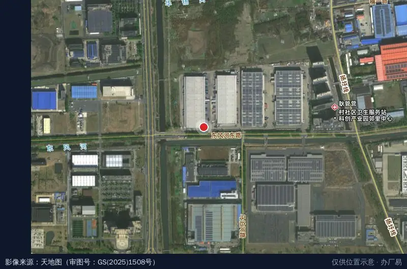 德邦物流(扬州邗江区普洛斯物流园经营分部)卫星位置示意图