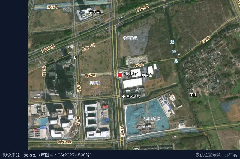 扬州市检验检测认证产业园卫星位置示意图