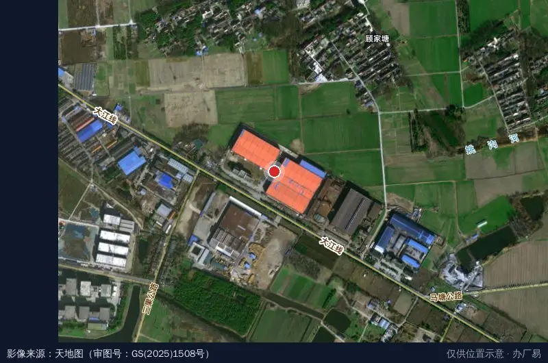 扬州四新产业园智能制造基地卫星位置示意图