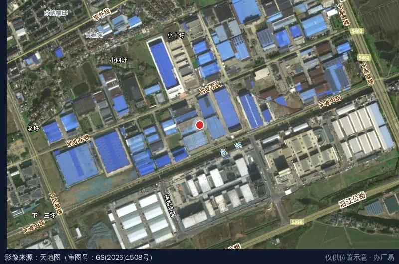 西江科技园卫星位置示意图