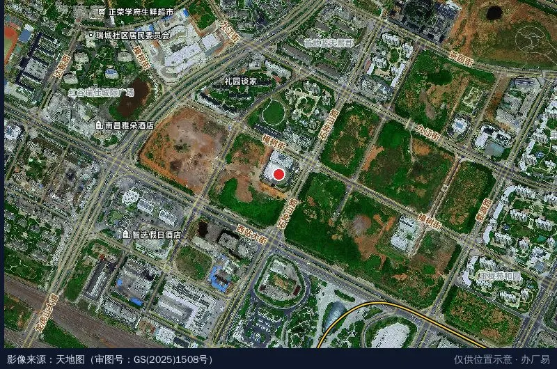 海康威视南昌科技产业园卫星位置示意图