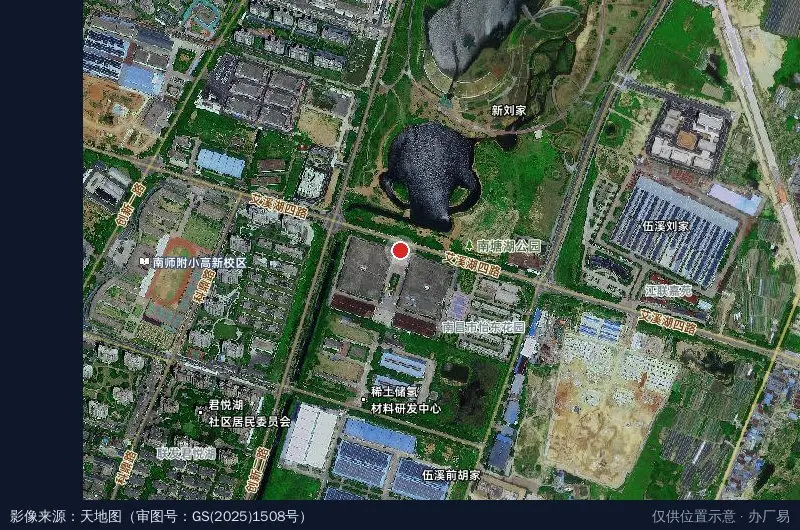 科陆电子信息产业园卫星位置示意图