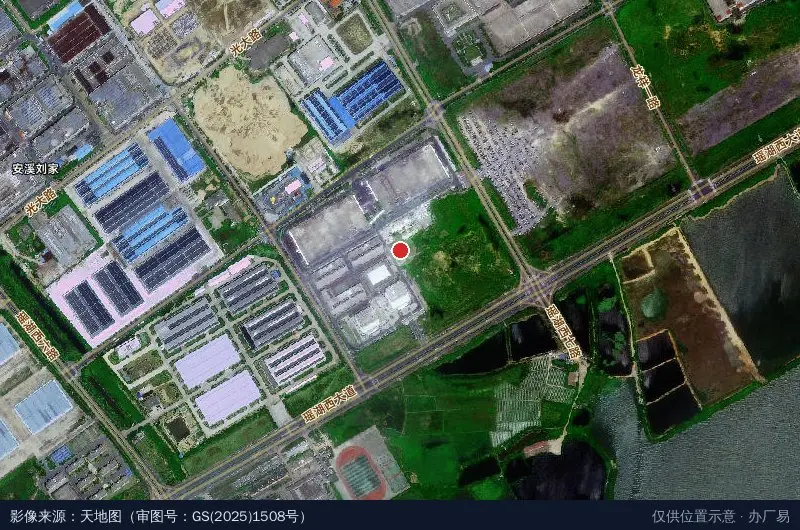 南昌龙旗科技园卫星位置示意图