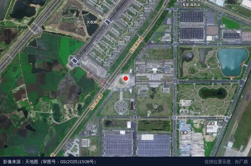 航空工业洪都航空城-南区卫星位置示意图
