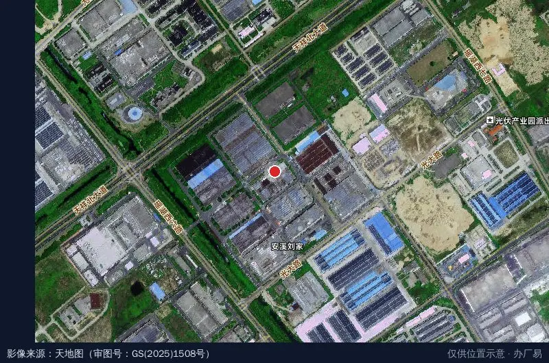 南昌欧菲光5号园区卫星位置示意图