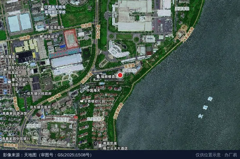 中核科技园卫星位置示意图