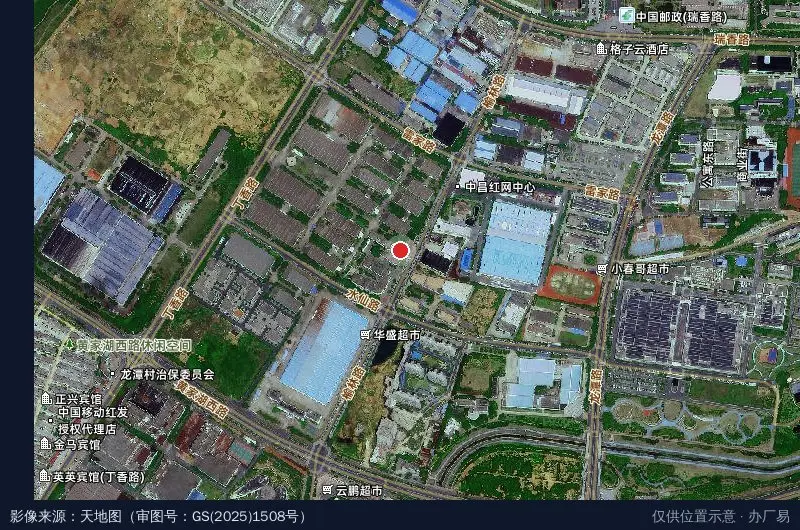 南昌兴骅文化科技产业园卫星位置示意图