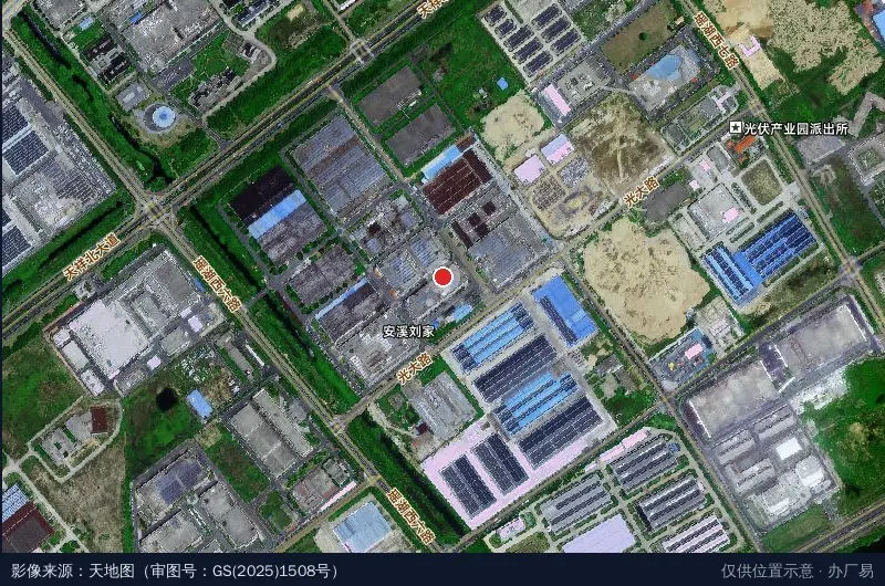 洲明科技南昌制造基地卫星位置示意图