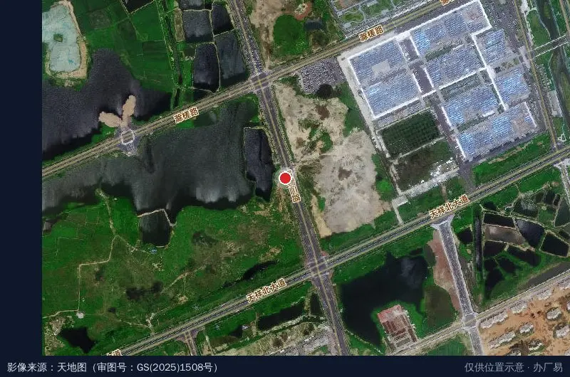 江铜未来科技产业园卫星位置示意图