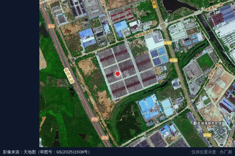 万纬南昌空港物流园卫星位置示意图