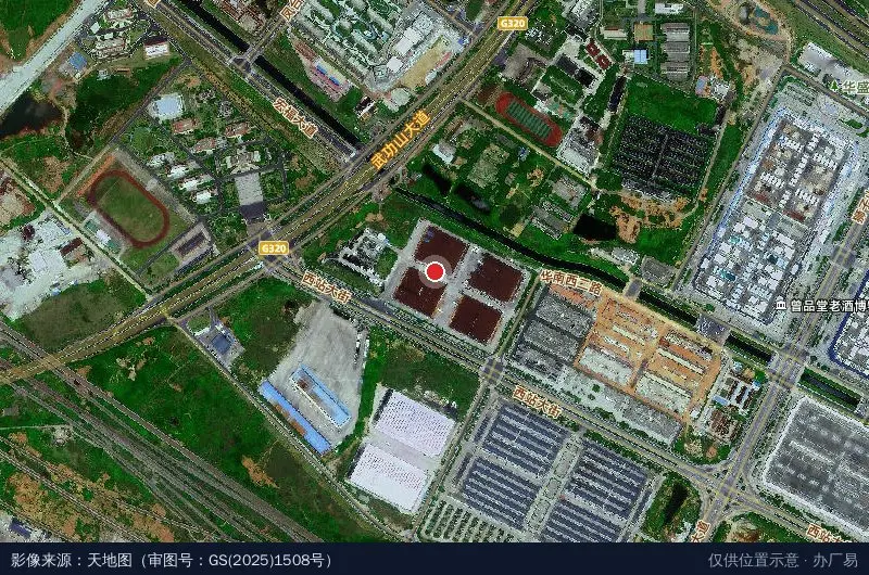 南昌·华南城乾龙现代物流园卫星位置示意图