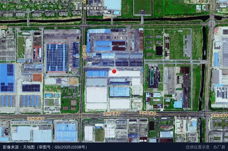 华盟物流园卫星位置示意图