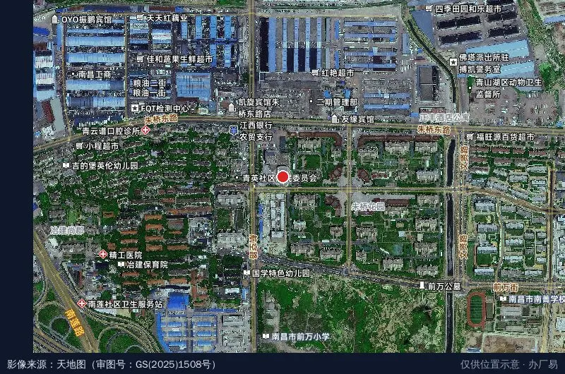 江南云港物流总部产业园卫星位置示意图
