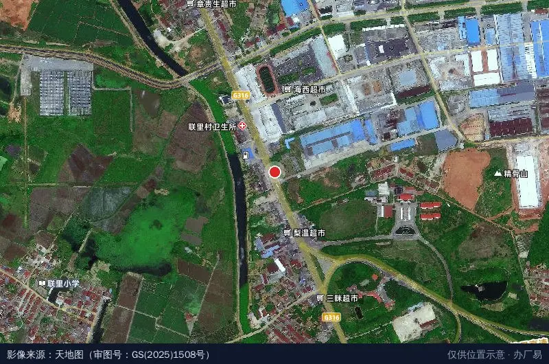 兴威电商产业园卫星位置示意图