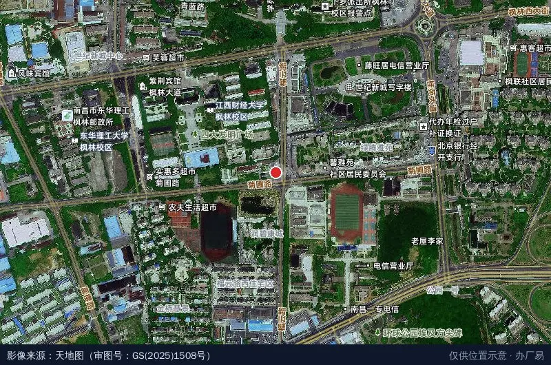南昌经济技术开发区老年人体育协会卫星位置示意图