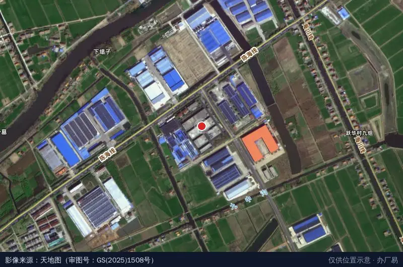 友普新材料科创园卫星位置示意图