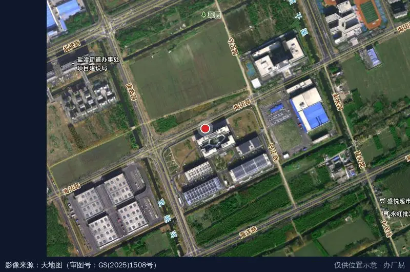 怡宁能源科创产业园卫星位置示意图