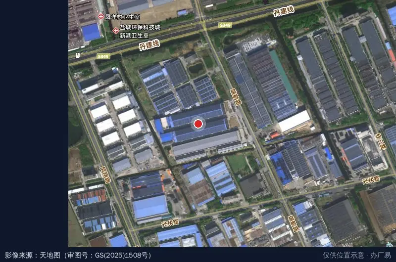 兴泰(亭湖)产业园卫星位置示意图