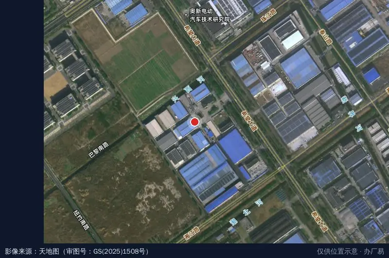 博能工业园卫星位置示意图