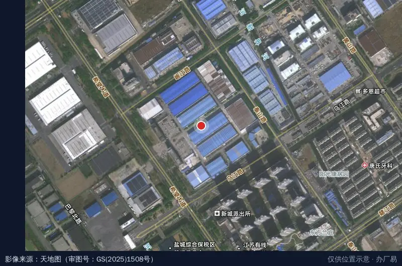 伊曼雅产业园区卫星位置示意图