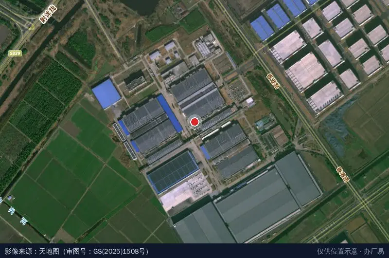 协鑫新能源科技产业园区卫星位置示意图