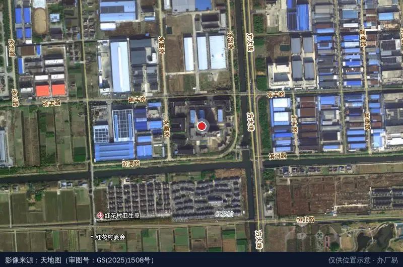 大丰区大学生科技创业园卫星位置示意图