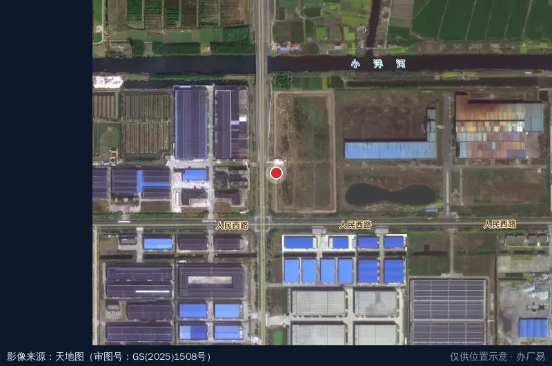 德弘智造产业园卫星位置示意图