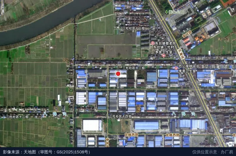 天和(东台)智能产业园卫星位置示意图